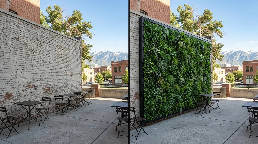 Result artificial grass installation in Salt Lake City - Salt Lake City Turf Installation