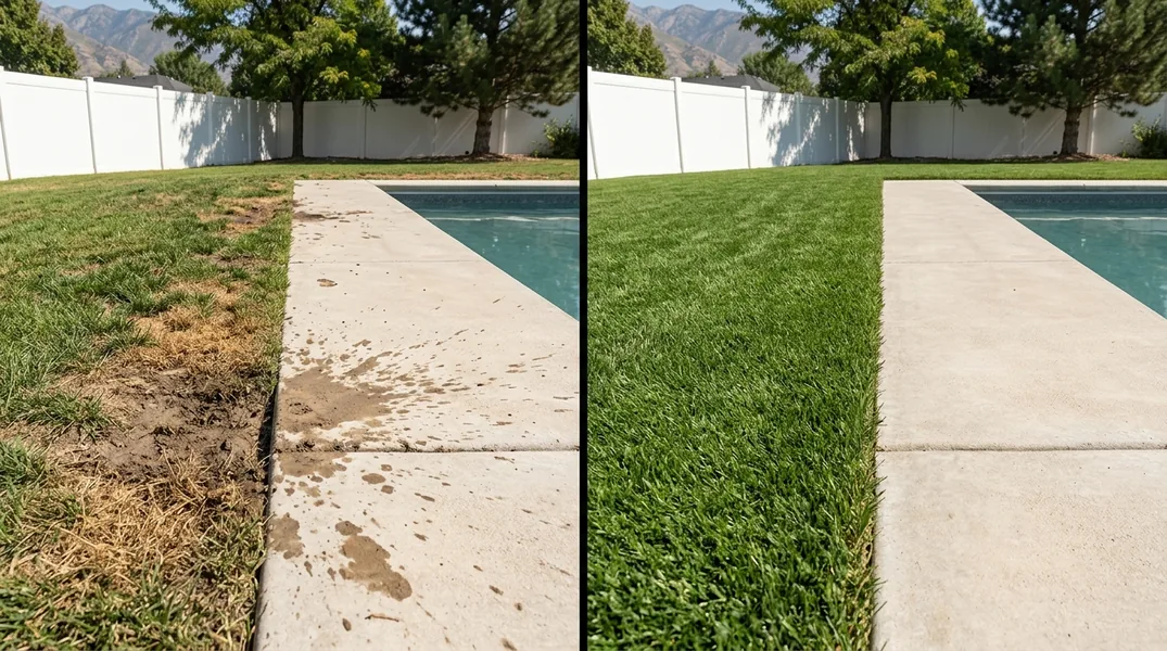 Result artificial grass installation in Salt Lake City - Salt Lake City Turf Installation