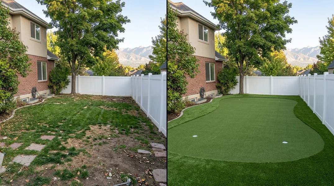 Salt Lake City Artificial Grass Cost Guide 2026: Backyards, Pet Turf and Putting Greens